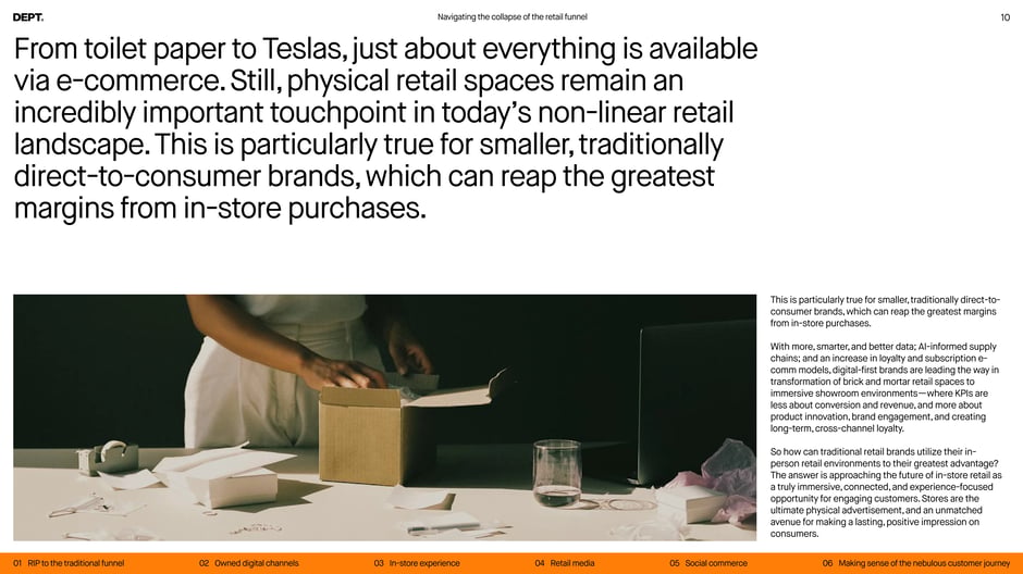 DTC brands gain the most from physical retail's margin advantage