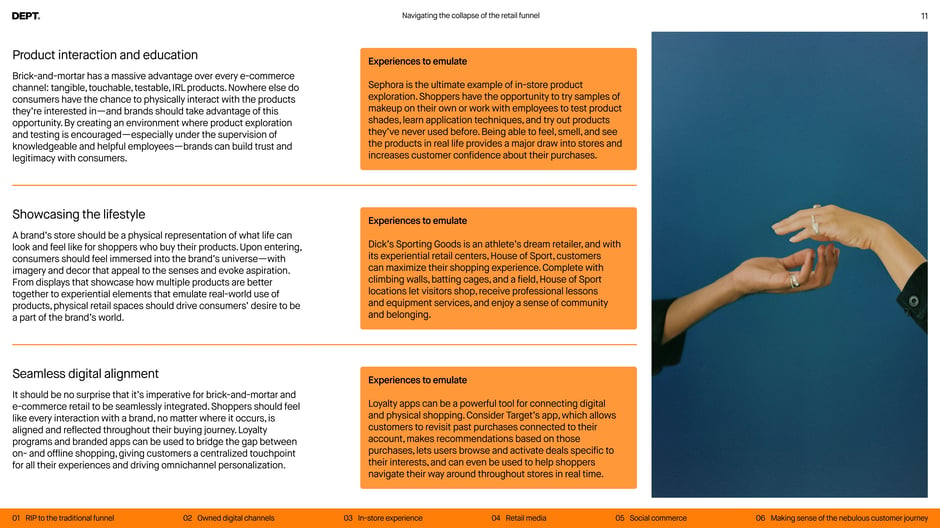 Three pillars of in-store experience: interaction, immersion, and digital alignment