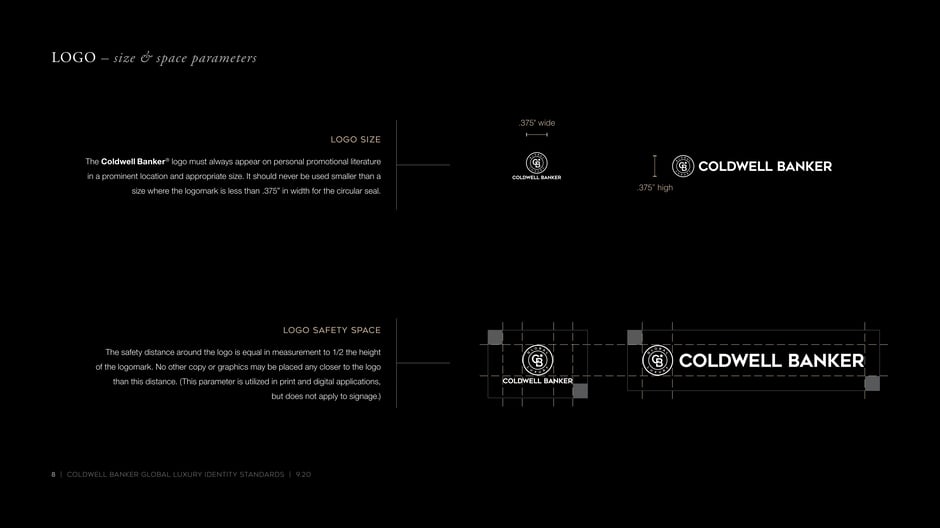 Logo: size & space parameters