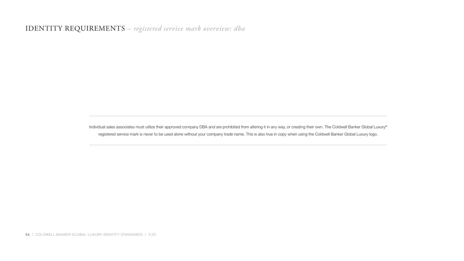 Registered service mark and DBA use