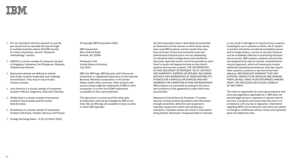 Legal disclaimers and copyright