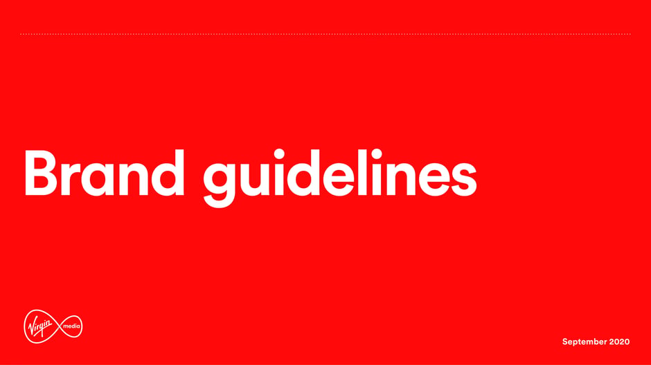 Virgin Media Brand Guidelines 2020
