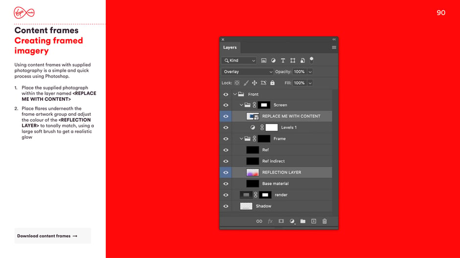Creating framed imagery: Photoshop workflow