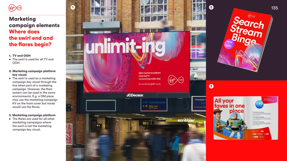 Marketing campaign examples: swirl vs flares