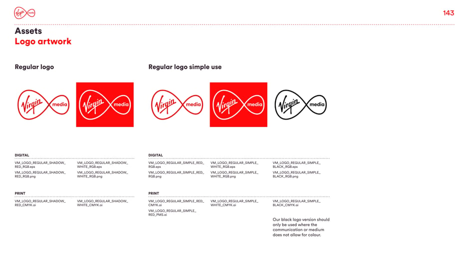 Regular logo variations and export files