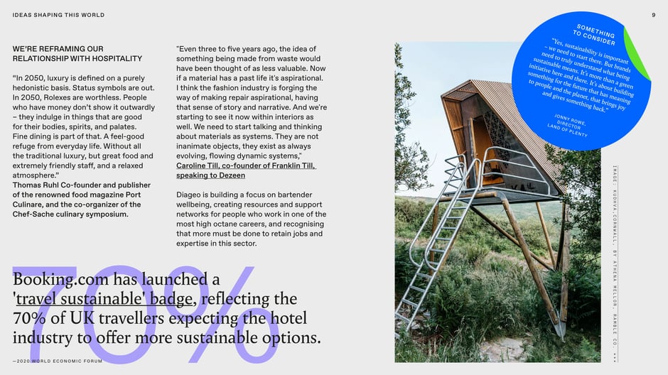 'Travel sustainable' badges reflect rising guest expectations