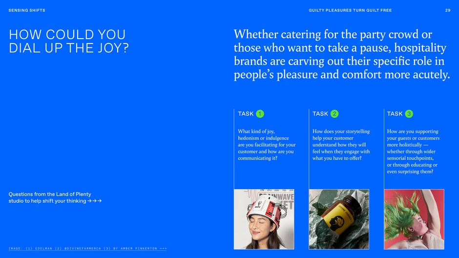 How could you dial up the joy?