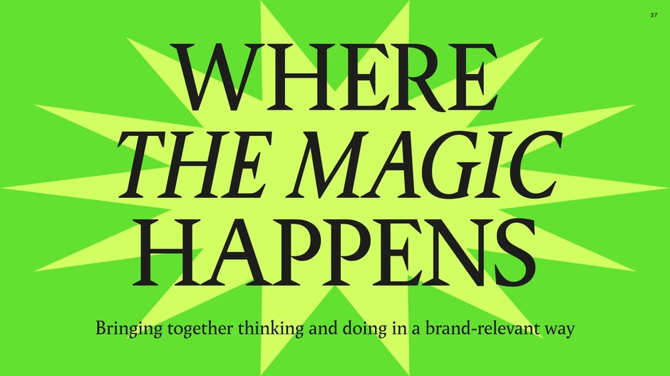 WHERE THE MAGIC HAPPENS