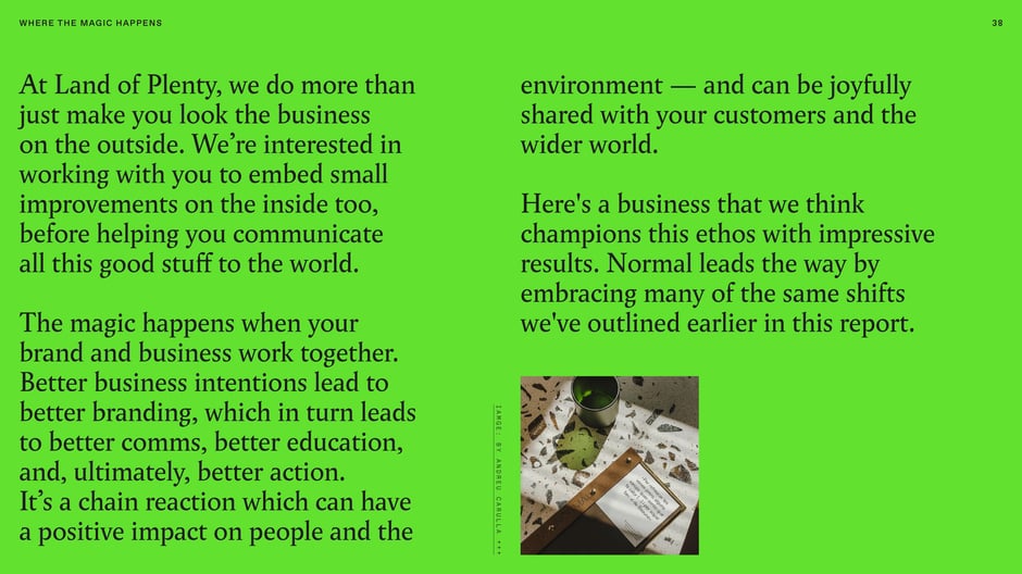 Brand and business: a chain reaction