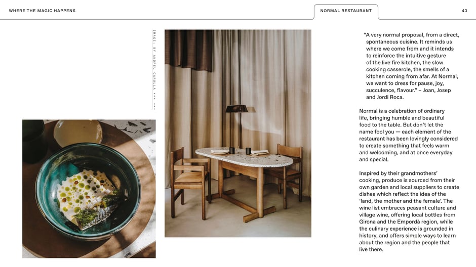 Purpose, provenance and simple hospitality