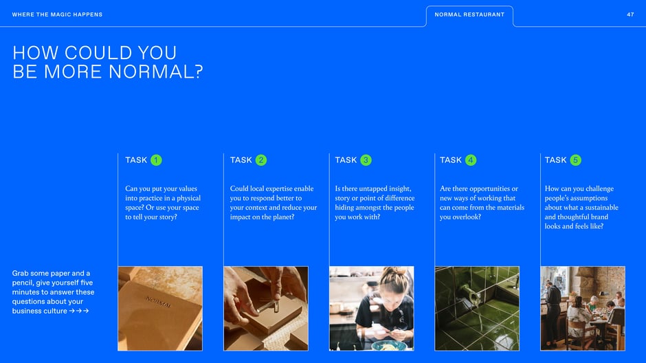 How could you be more normal?