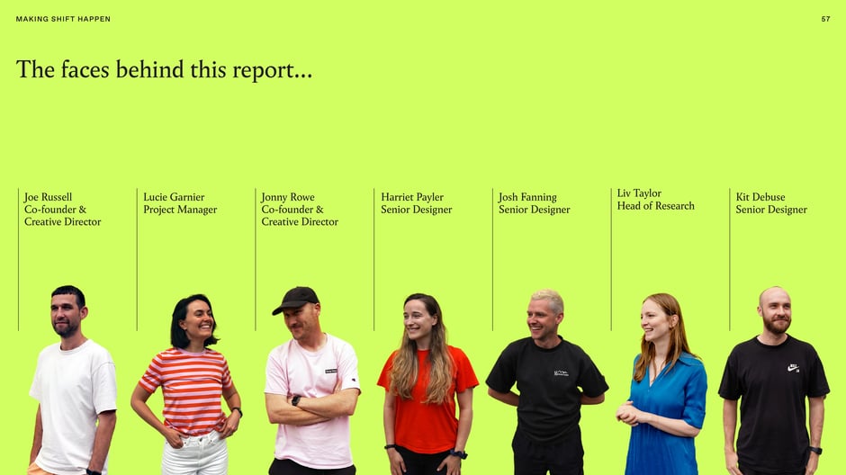 The faces behind this report
