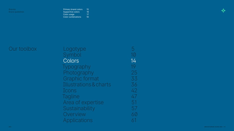 Our toolbox: colors