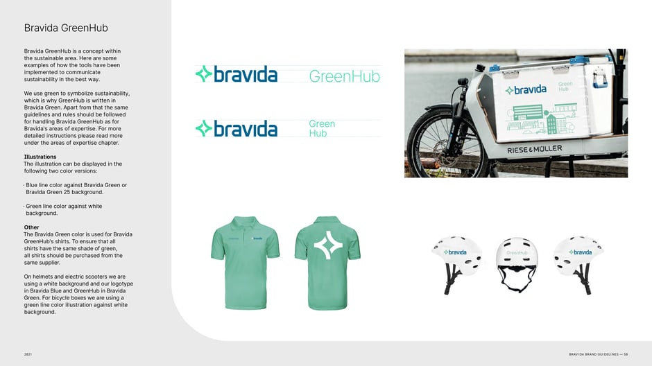 Introduces the Bravida GreenHub concept and presents applied examples
