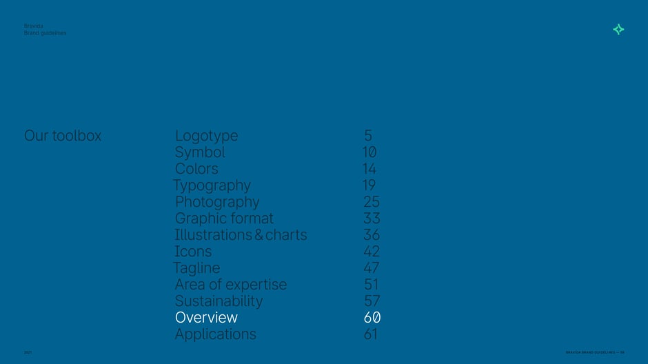 Table of contents page marking 'Overview' as the forthcoming chapter