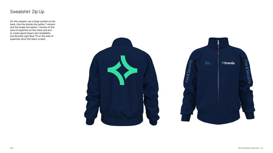 Specify a large symbol centered on the back