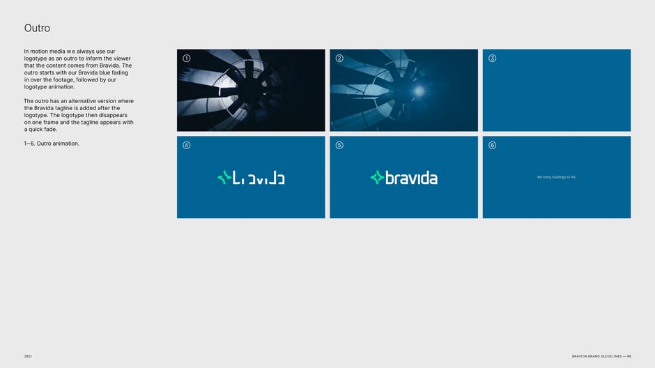 Outro: motion animation