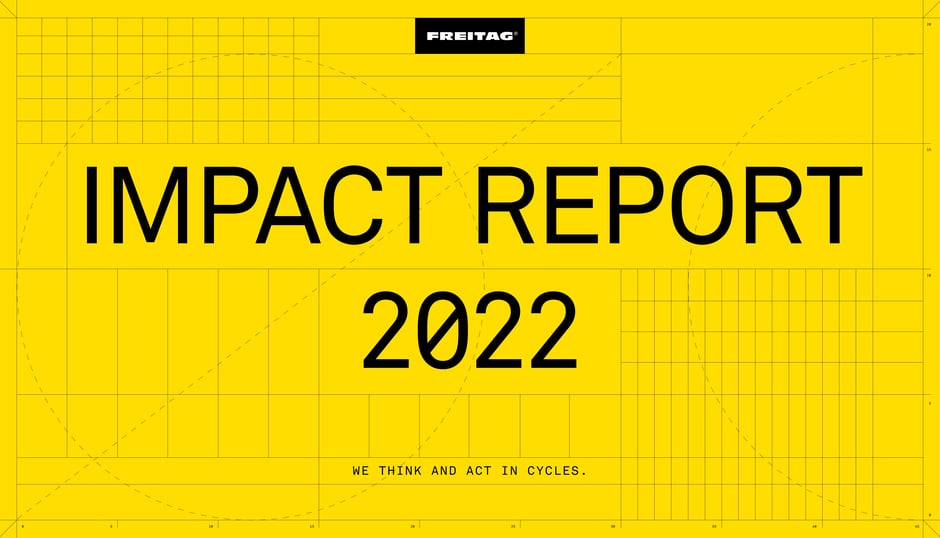 FREITAG Impact Report 2022 — cover slide