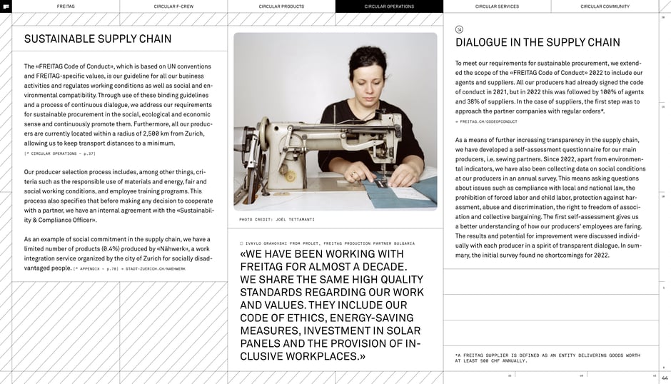 Sustainable supply chain governed by Code of Conduct