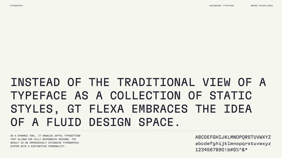 GT Flexa design philosophy: fluid system