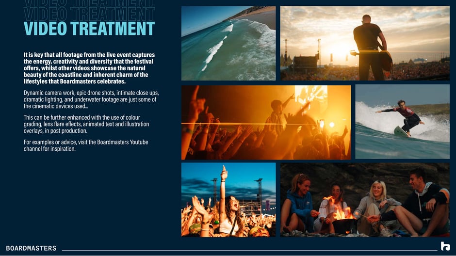 Video treatment: cinematic techniques for live and lifestyle footage