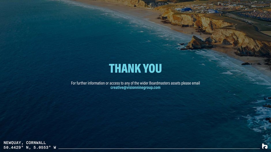 Boardmasters directs brand asset requests and further information inquiries