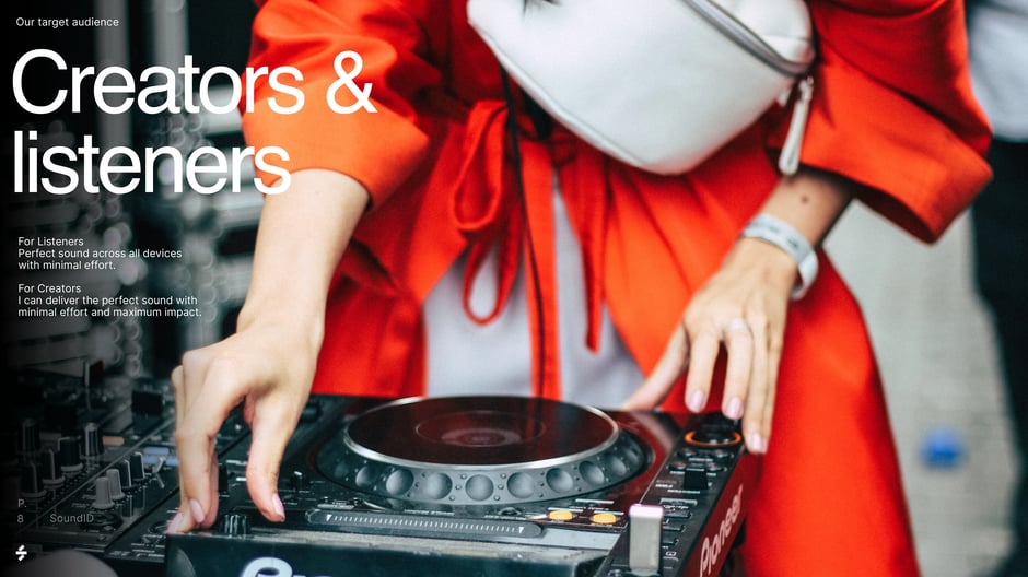 Defines core audiences: listeners who want effortless, optimal sound across