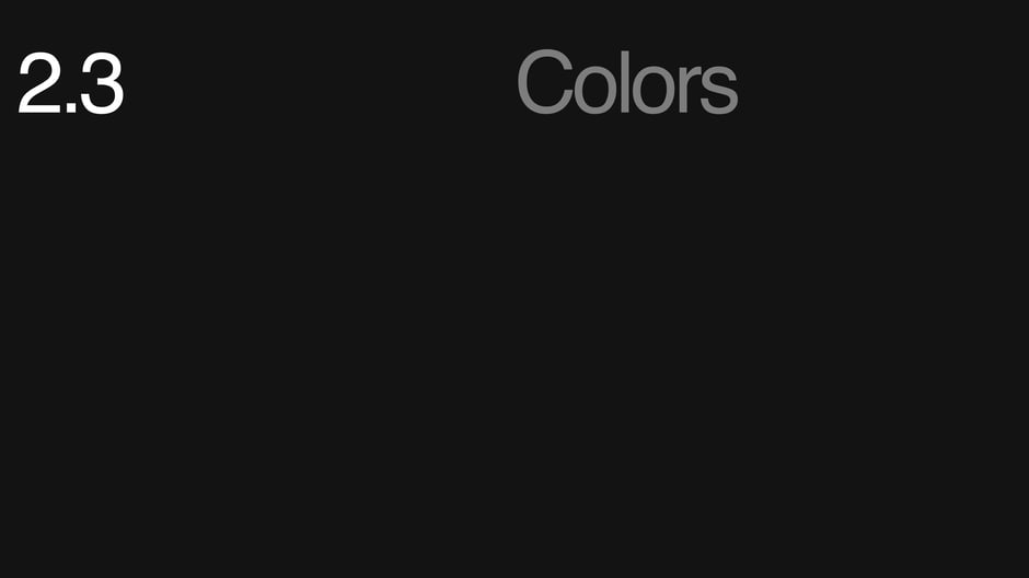 Section header introducing SoundID's color system and guidelines for applying