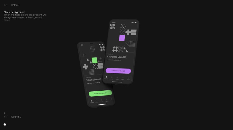 Black: default neutral canvas