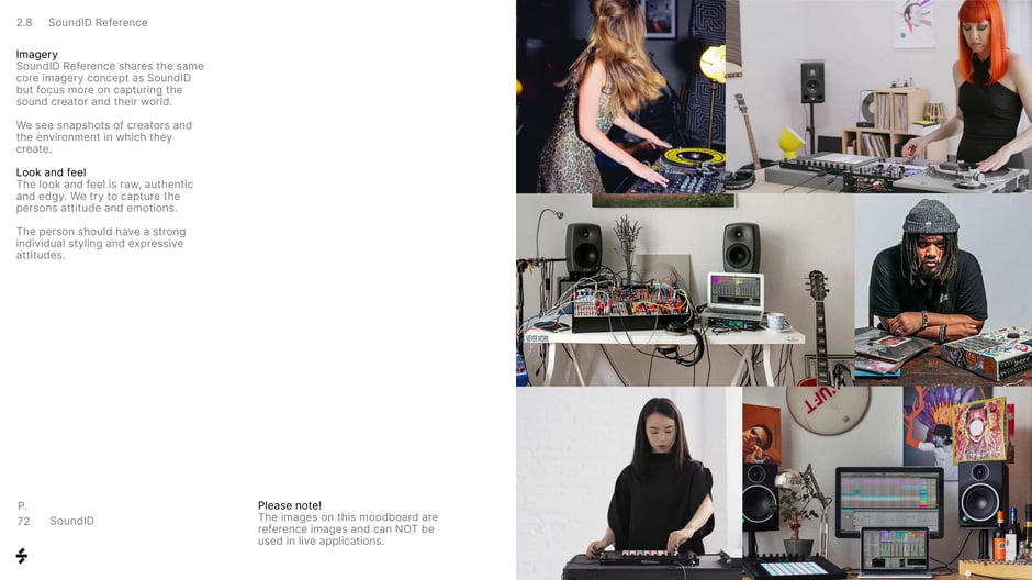 Prioritize raw, authentic portraits of sound creators and their workspaces