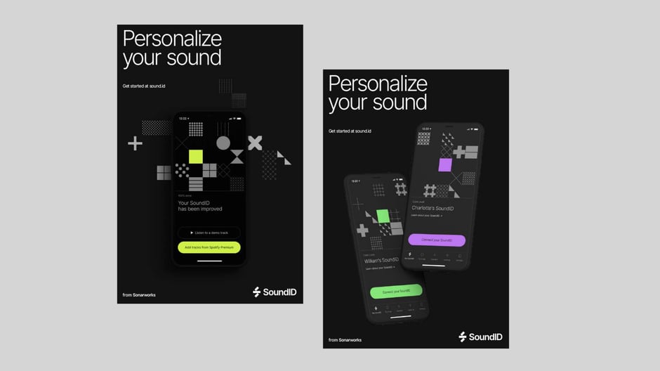 Personalize your sound: poster variants