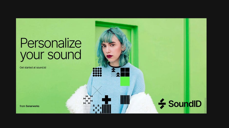 Hero banner: Personalize your sound
