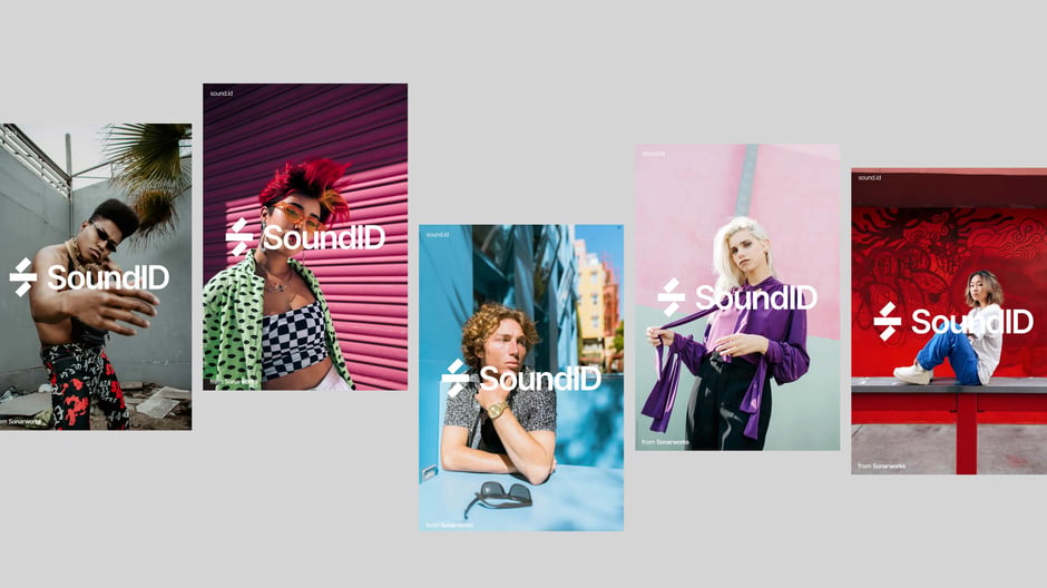 Campaign poster series with bold imagery