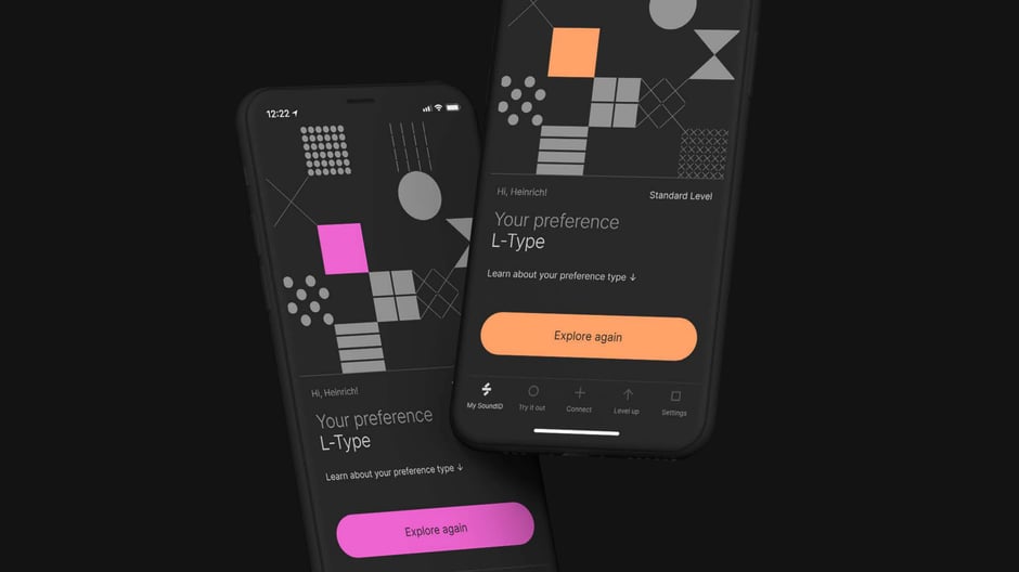 Preference types: personalized listening result