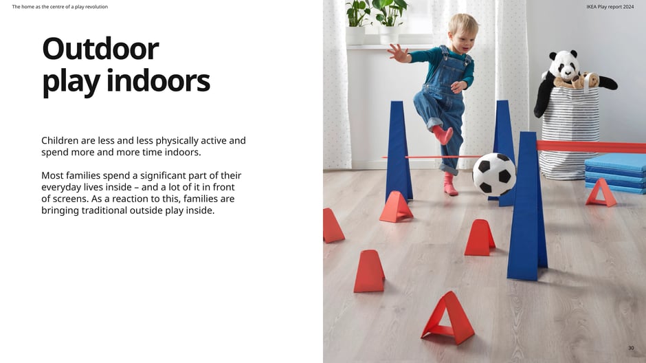 Bringing outdoor play indoors