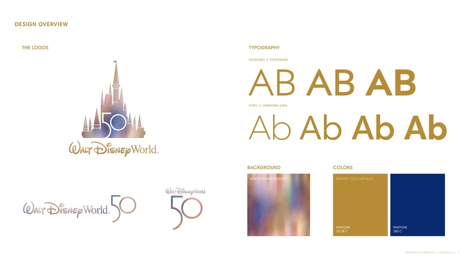 Design overview: logos, colors