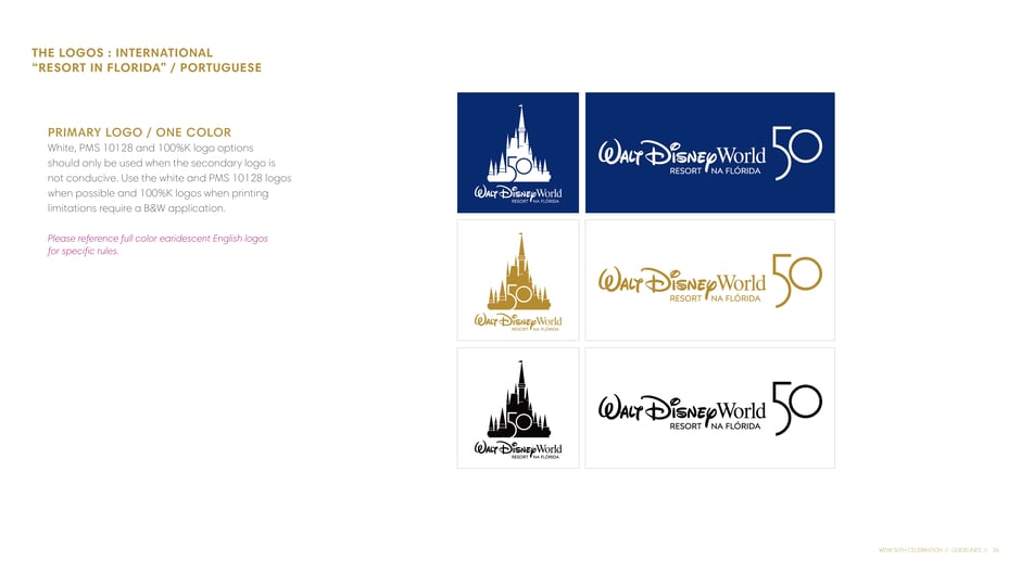 Portuguese one-color logo options