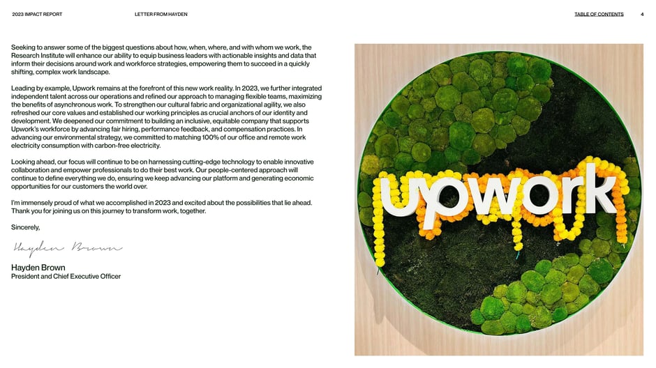 Upwork Impact Report 2023 — slide preview 4
