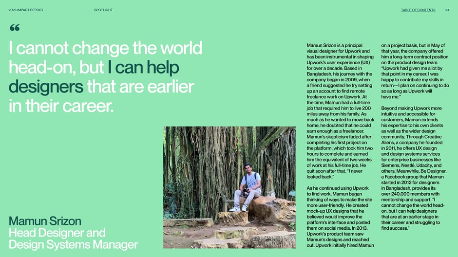 Mamun Srizon: Head Designer and Design Systems Manager