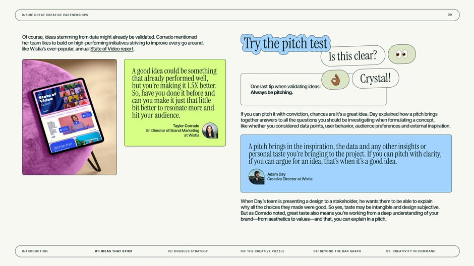 Try the pitch test