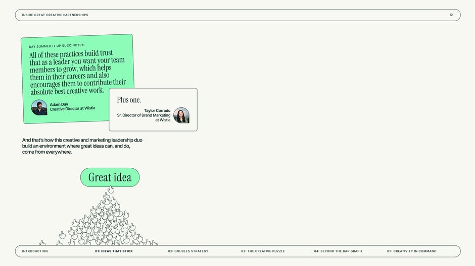Trust enables ideas from everywhere