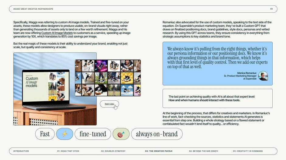 Custom AI image models and on-brand consistency