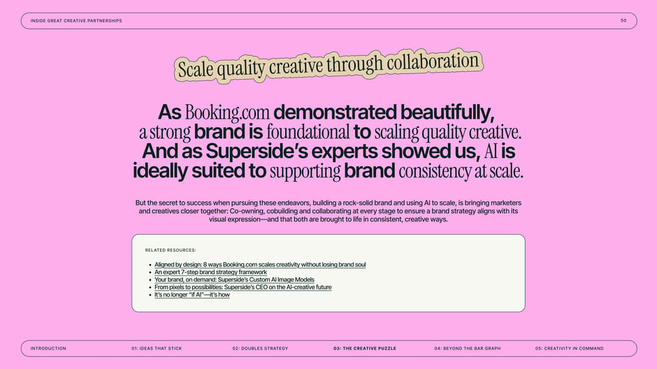 Scale quality creative through collaboration