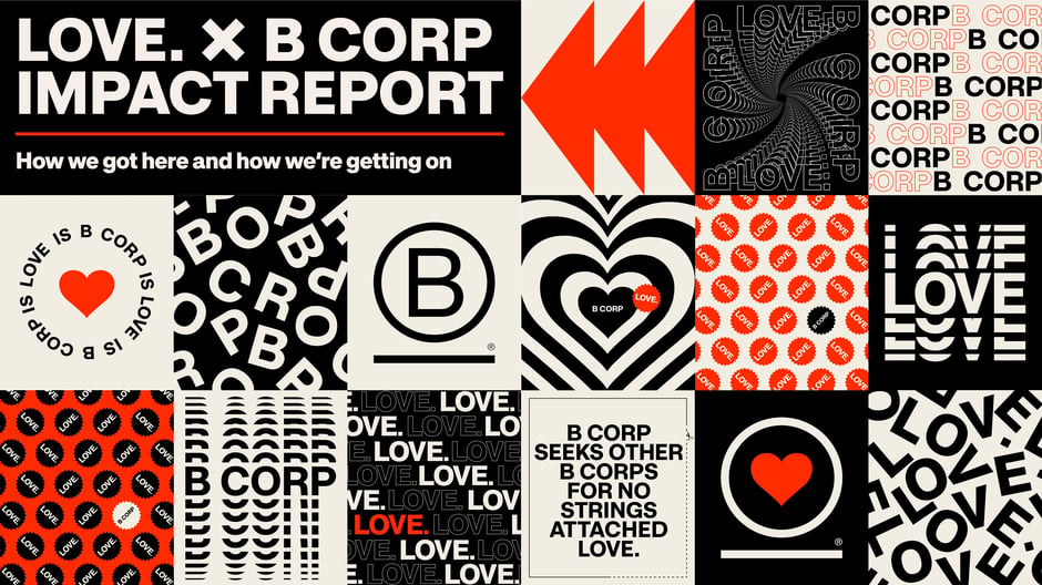 LOVE. Impact Report 2023 — cover slide