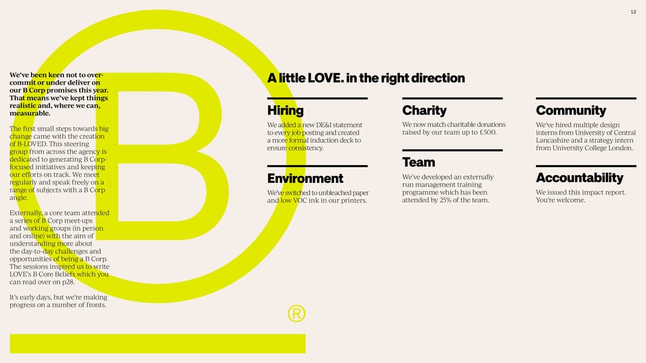 A little LOVE. in the right direction