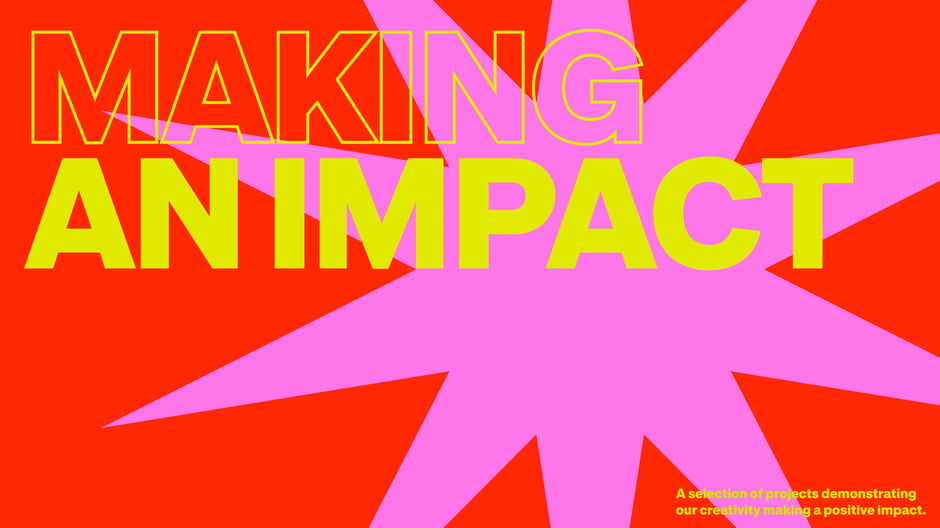 Introduces a selection of client projects that demonstrate the agency's