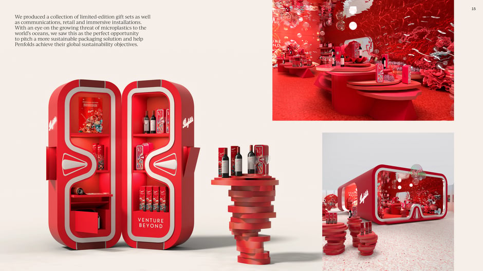 Retail, gift sets and sensory installations
