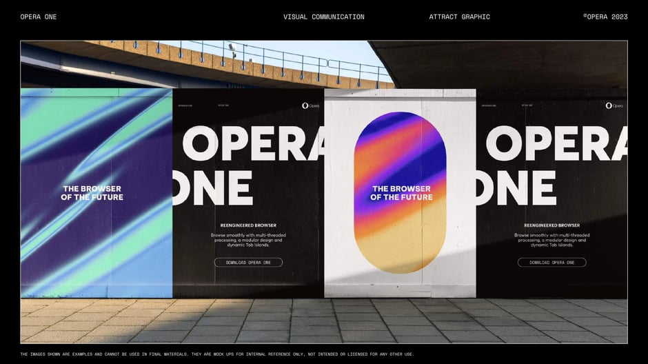 Poster Campaign: 'The Browser of the Future'