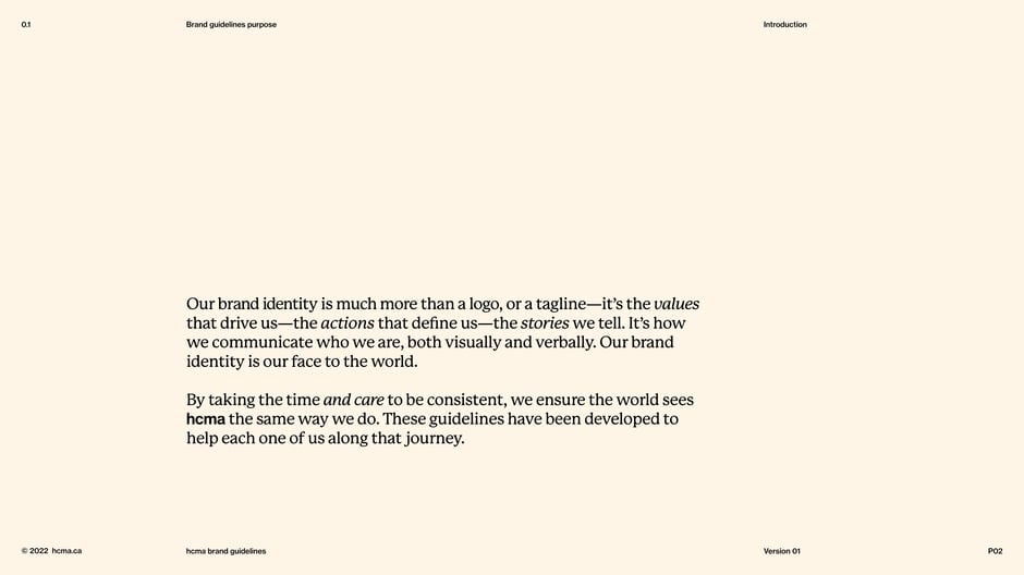 HCMA Brand Guidelines — slide preview 2