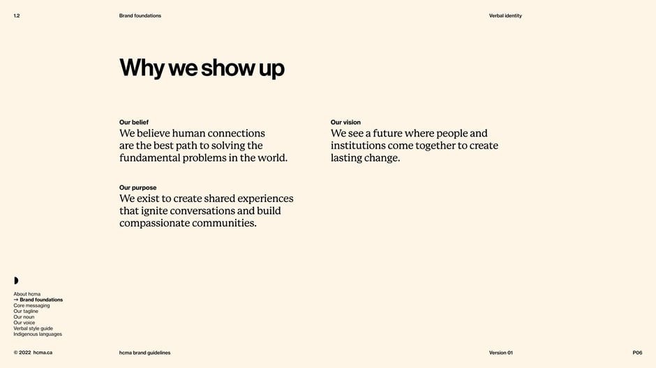 Why we show up